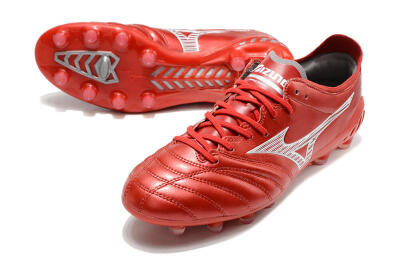 Mizuno Morelia Neo 3 Japan FG Low-Tops Football Boots - Red/White