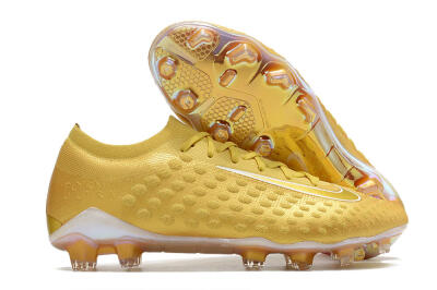 Nike Phantom Ultra Venom FG Low-Tops Football Boots - Gold/White