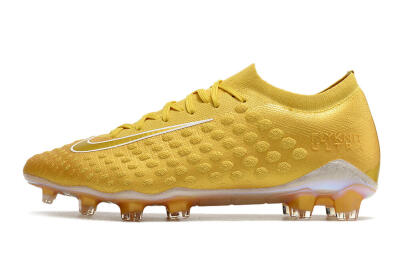 Nike Phantom Ultra Venom FG Low-Tops Football Boots - Gold/White