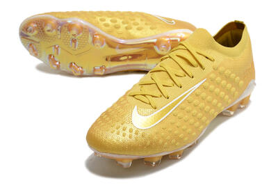 Nike Phantom Ultra Venom FG Low-Tops Football Boots - Gold/White