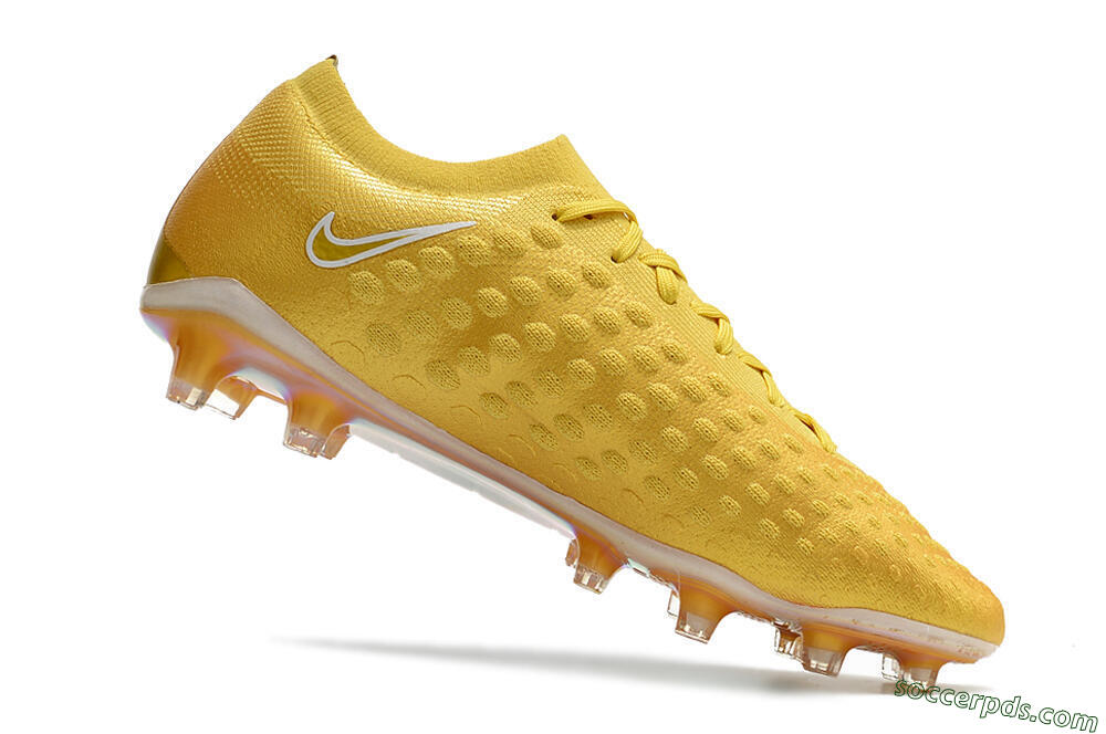 Nike Phantom Ultra Venom FG Low-Tops Football Boots - Gold/White 4