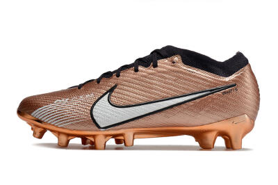 Nike Air Zoom Mercurial Vapor 15 Elite AG Low-Tops Football Boots - Gold/White/Black