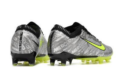 Nike Air Zoom Mercurial Vapor 15 Elite AG Low-Tops Football Boots - Silver/Green/Black