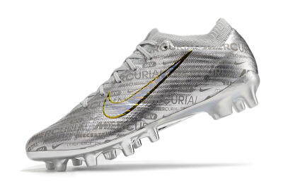Nike Air Zoom Mercurial Vapor 15 Elite AG Low-Tops Football Boots - Silver/Gold