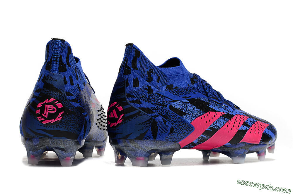 Adidas Predator Accuracy.1 Paul Pogba FG Low-Tops Football Boots - Blue/Pink 6