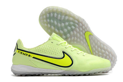 Nike React Tiempo Legend 9 Pro TF Low-Tops Football Shoes - Green/Black