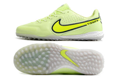 Nike React Tiempo Legend 9 Pro TF Low-Tops Football Shoes - Green/Black