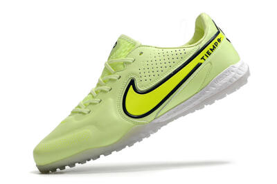 Nike React Tiempo Legend 9 Pro TF Low-Tops Football Shoes - Green/Black