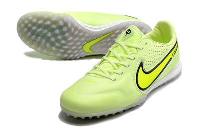 Nike React Tiempo Legend 9 Pro TF Low-Tops Football Shoes - Green/Black