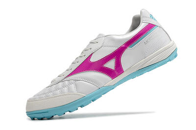 Mizuno Morelia Sala Japn TF Low-Tops Football Shoes - White/Red/Blue