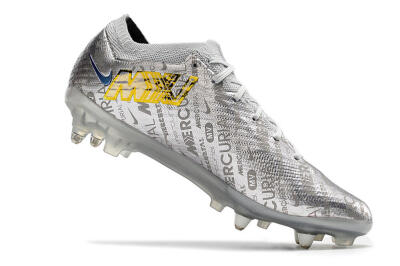 Nike Air Zoom Mercurial Vapor 15 Elite SG Low-Tops Football Boots - Silver/Gold