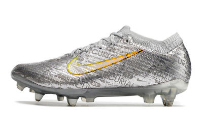 Nike Air Zoom Mercurial Vapor 15 Elite SG Low-Tops Football Boots - Silver/Gold