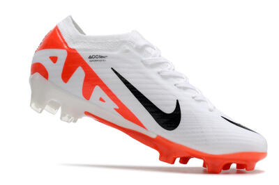 Nike Air Zoom Mercurial Vapor 15 Elite FG Low-Tops Football Boots - White/Black/Red