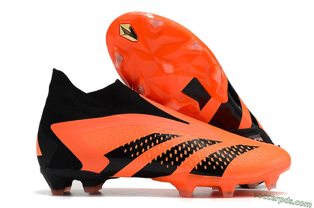 Adidas Predator Accuracy+ FG High-Tops Football Boots - Orange/Black 1