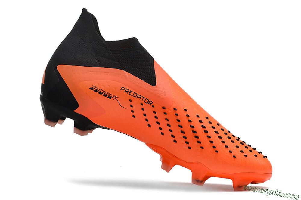 Adidas Predator Accuracy+ FG High-Tops Football Boots - Orange/Black 4