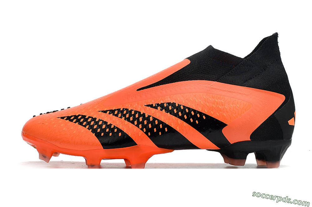 Adidas Predator Accuracy+ FG High-Tops Football Boots - Orange/Black 2