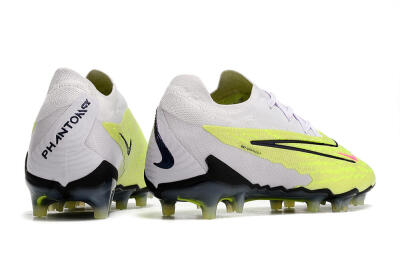 Nike Phantom GX Elite FG Low-Tops Football Boots - White/Green/Black