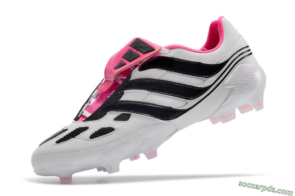 Adidas Predator Precision FG Low-Tops Football Boots - White/Black/Pink 5