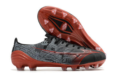 Mizuno Morelia Alpha an FG Low-Tops Football Boots - Black/Red