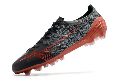 Mizuno Morelia Alpha an FG Low-Tops Football Boots - Black/Red