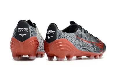 Mizuno Morelia Alpha an FG Low-Tops Football Boots - Black/Red