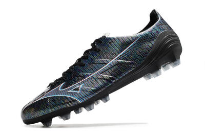 Mizuno Morelia Alpha an FG Low-Tops Football Boots - Black/Blue