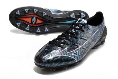 Mizuno Morelia Alpha an FG Low-Tops Football Boots - Black/Blue