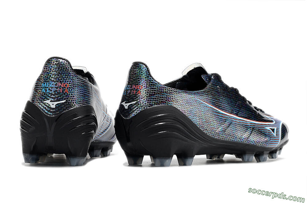 Mizuno Morelia Alpha an FG Low-Tops Football Boots - Black/Blue 6