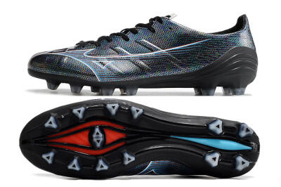 Mizuno Morelia Alpha an FG Low-Tops Football Boots - Black/Blue