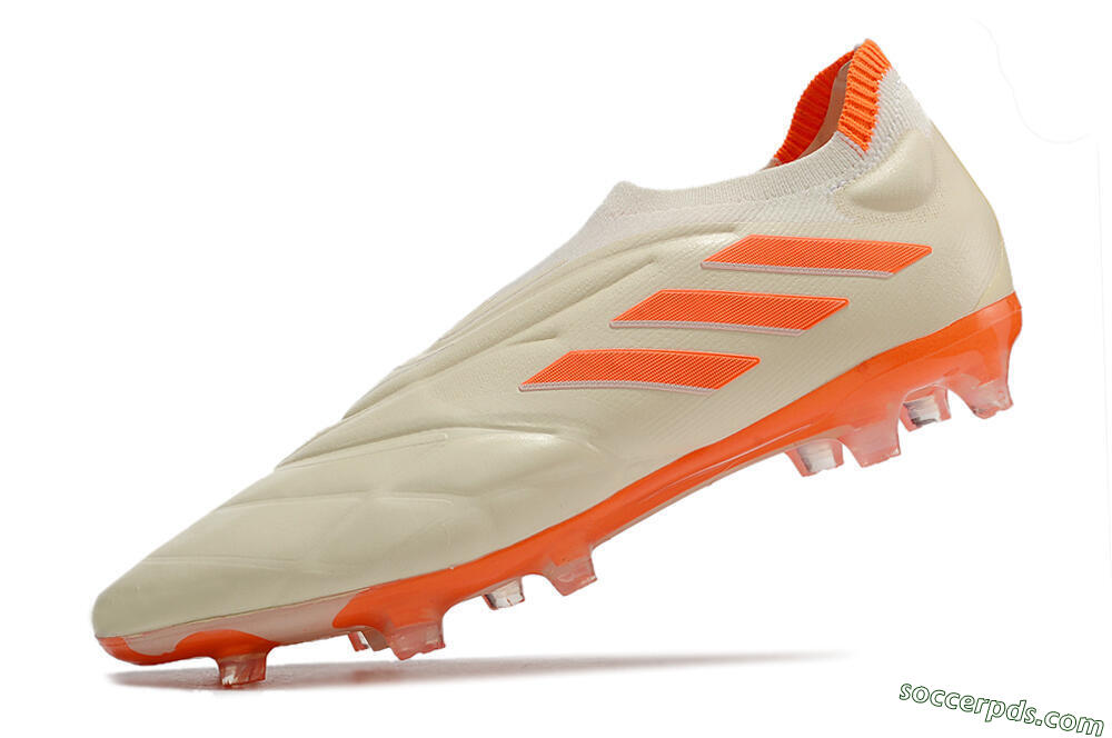 Adidas Copa Pure+ FG Low-Tops Football Boots - White/Orange 5