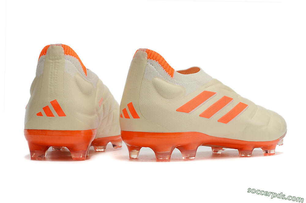 Adidas Copa Pure+ FG Low-Tops Football Boots - White/Orange 6