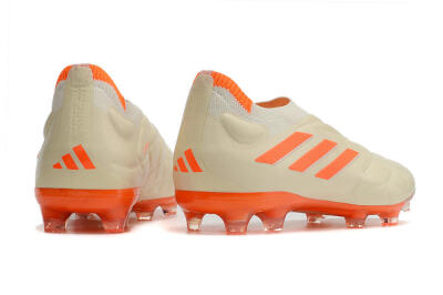 Adidas Copa Pure+ FG Low-Tops Football Boots - White/Orange