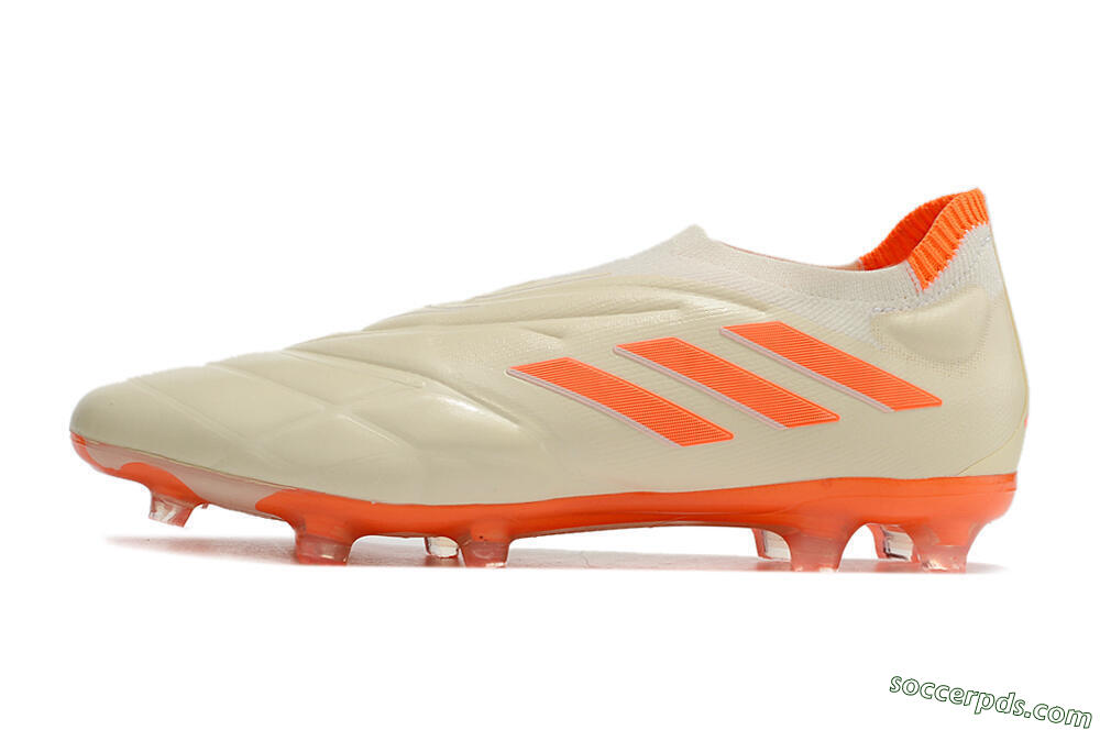 Adidas Copa Pure+ FG Low-Tops Football Boots - White/Orange 2