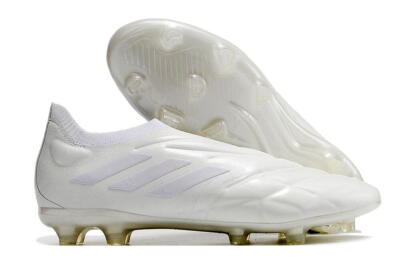 Adidas Copa Pure+ FG Low-Tops Football Boots - White/White