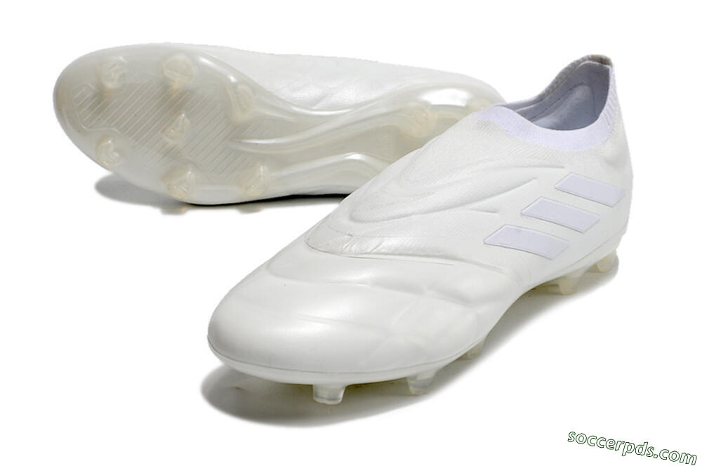Adidas Copa Pure+ FG Low-Tops Football Boots - White/White 3