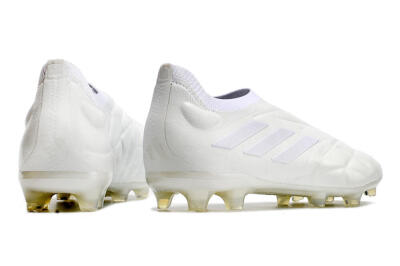 Adidas Copa Pure+ FG Low-Tops Football Boots - White/White