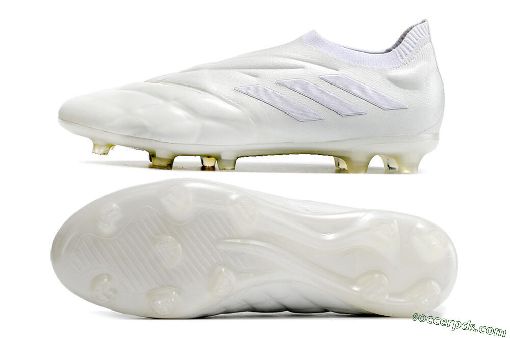 Adidas Copa Pure+ FG Low-Tops Football Boots - White/White 0