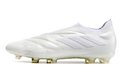 Adidas Copa Pure+ FG Low-Tops Football Boots - White/White
