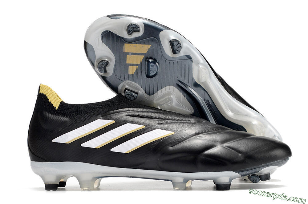 Adidas Copa Pure+ FG Low-Tops Football Boots - Black/White 1