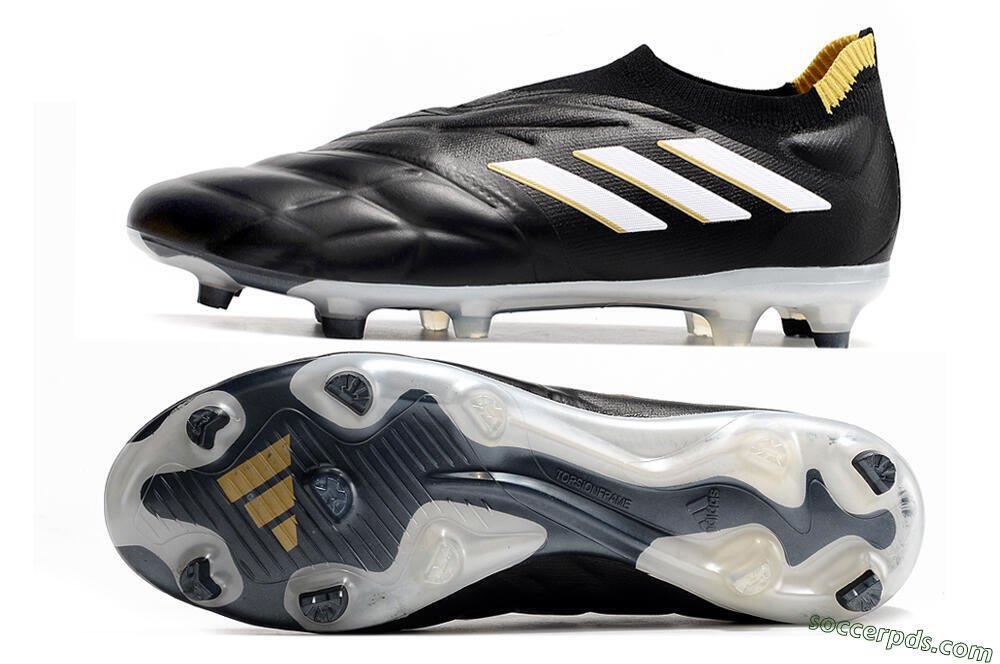 Adidas Copa Pure+ FG Low-Tops Football Boots - Black/White 0