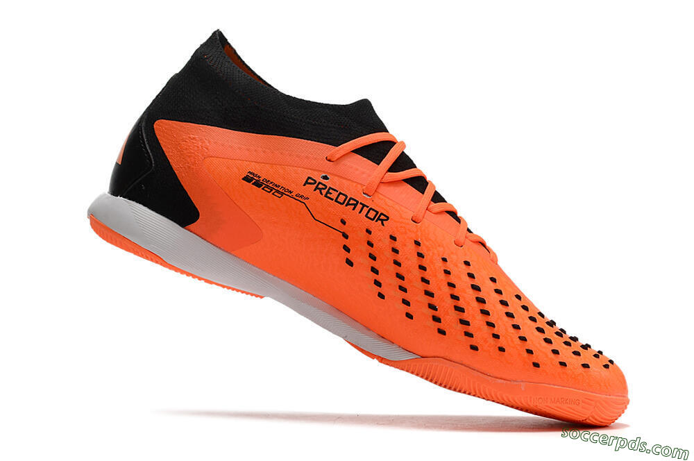 Adidas Predator Accuracy.1 IC Low-Tops Football Shoes - Orange/Black 4