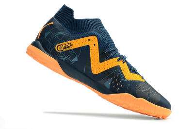 Puma Future Match TT TF Low-Tops Football Shoes - Blue/Yellow