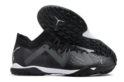 Puma Future Match TT TF Low-Tops Football Shoes - Black/White
