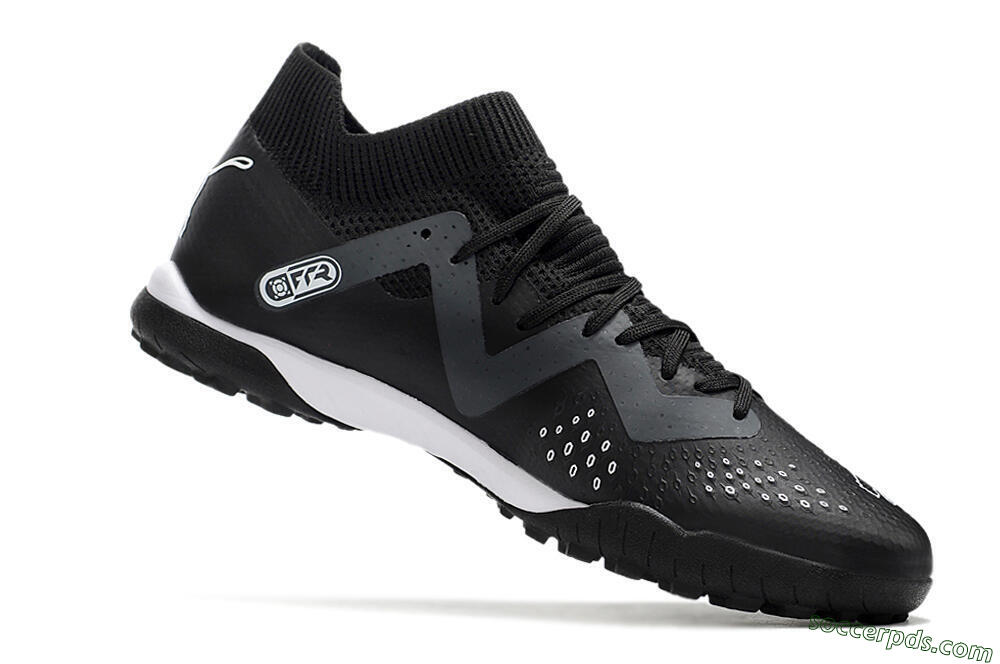 Puma Future Match TT TF Low-Tops Football Shoes - Black/White 4