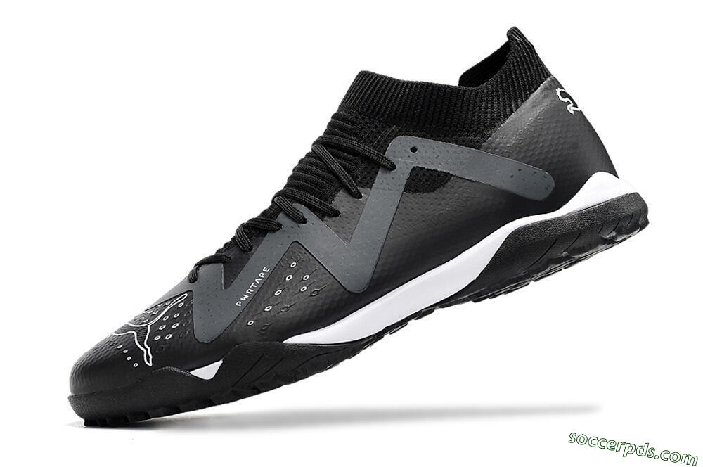 Puma Future Match TT TF Low-Tops Football Shoes - Black/White 5