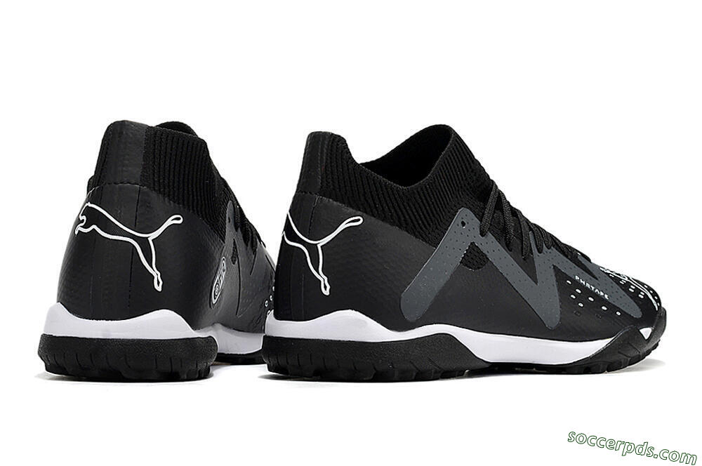 Puma Future Match TT TF Low-Tops Football Shoes - Black/White 6