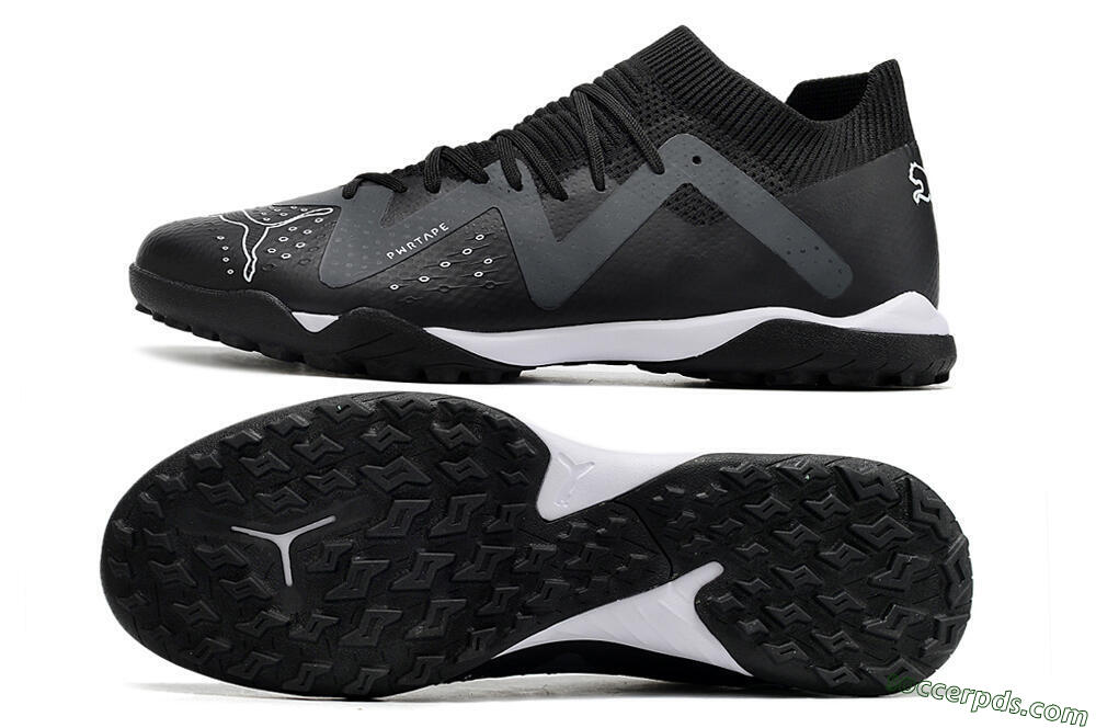 Puma Future Match TT TF Low-Tops Football Shoes - Black/White 0