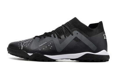 Puma Future Match TT TF Low-Tops Football Shoes - Black/White