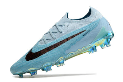 Nike Phantom GX Elite FG Low-Tops Football Boots - Blue/Brown
