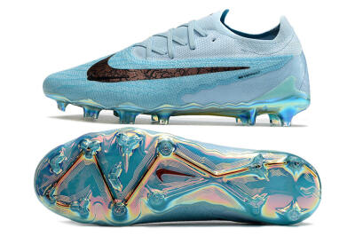 Nike Phantom GX Elite FG Low-Tops Football Boots - Blue/Brown